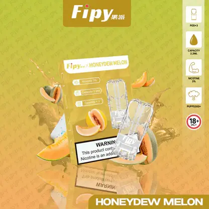 Fipy 果派 一代通用煙彈 2.2ml容量/透明美學/頂級陶瓷芯/3%尼古丁鹽/通用一代主機【買3贈主機】