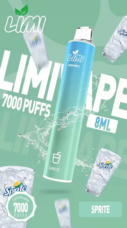 LIMI拋棄式一次性7000口-12.webp LIMI 7000口 拋棄式電子煙 3.5%尼古丁鹽/強勁擊喉感/冰感水果/吸氣發光LED/650mAh可充電