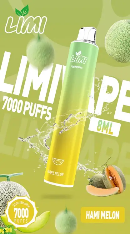 LIMI拋棄式一次性7000口-6.webp LIMI 7000口 拋棄式電子煙 3.5%尼古丁鹽/強勁擊喉感/冰感水果/吸氣發光LED/650mAh可充電