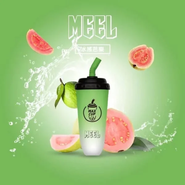 MEEL奶茶杯-芭樂-1000x1000-1.webp MEEL 奶茶杯 6000口 拋棄式電子煙 3%尼古丁鹽/15ml油量/智慧Type-C快充/長效續航
