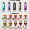 MEHA 魅嗨 TITAN 泰坦 15000口 專用換彈式主機 15ml巨量裝/3%尼古丁鹽/600mAh/專用TITAN煙彈