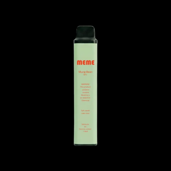 MEME-mung-bean.webp MEME 韓國熱銷 7000口 拋棄式電子煙 3%尼古丁鹽/黃金配比/絲滑口感/韓系調香