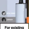 RELX悅刻x-box-16000口拋棄式電子煙-藍銀主機.webp RELX 悅刻 X-BOX 16000口 專用換彈拋棄式電子煙套裝 12W-16W/3%尼古丁鹽/Mesh芯