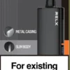 RELX悅刻x-box-16000口拋棄式電子煙-黑色主機.webp RELX 悅刻 X-BOX 16000口 專用換彈拋棄式電子煙套裝 12W-16W/3%尼古丁鹽/Mesh芯