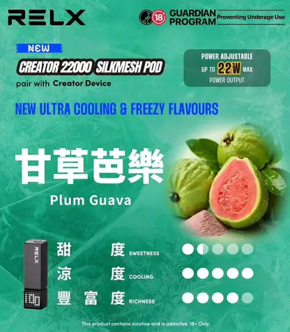 RELX 悅刻 Creator 積木系列 22000口 樂高DIY外型/全彩螢幕/12W-22W調壓/磁吸換彈【買4盒送主機】