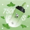 VAKA 奶茶杯 7500口 拋棄式電子煙 15ml巨量裝/冰感水果奶茶/3%尼古丁鹽/萌熊貓造型/600mAh可充電