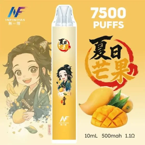 images-1.webp INF 無限 鬼滅之刃聯名 7500口 拋棄式電子煙 鬼滅聯名造型/10ml大容量/Mesh網芯爆發/550mAh大容量電芯