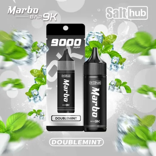 marbo-9k-doublemint-524x524-1.webp Marbo Bar 泰國熱銷 9000口 拋棄式電子煙 14ml大容量/Mesh網狀芯/自定義可調氣流