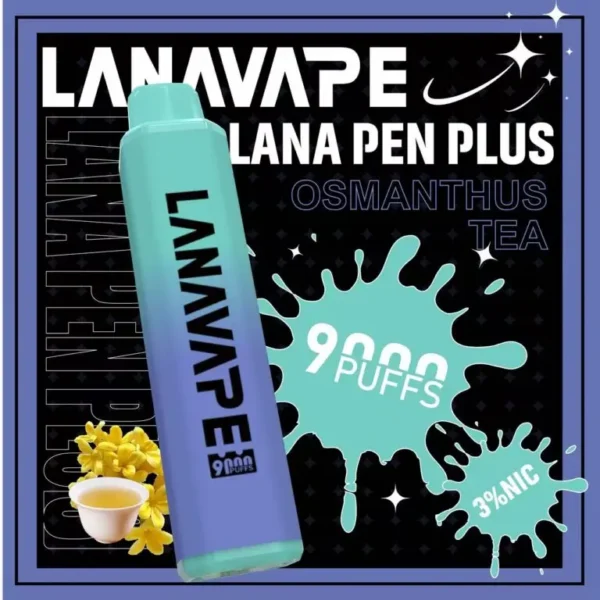 圖片_20260721191307-768x768-1.webp LANA PEN PLUS 9000口 拋棄式電子煙 15ml儲油/3%尼古丁鹽/Mesh芯/Type-C充電