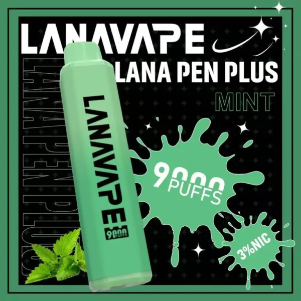 圖片_20260721191402-768x768-1.webp LANA PEN PLUS 9000口 拋棄式電子煙 15ml儲油/3%尼古丁鹽/Mesh芯/Type-C充電