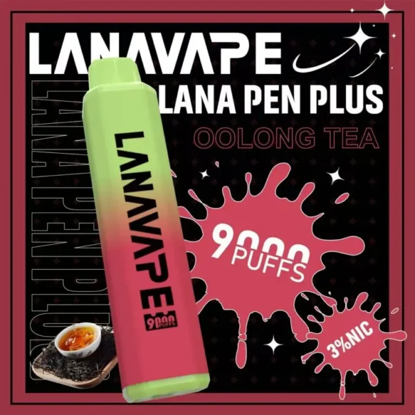 圖片_20260721191435-768x768-1.webp LANA PEN PLUS 9000口 拋棄式電子煙 15ml儲油/3%尼古丁鹽/Mesh芯/Type-C充電