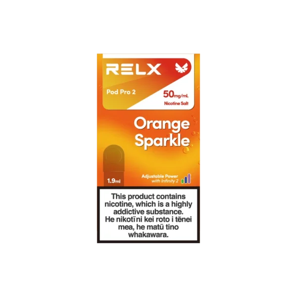 橘子汽水.webp RELX 悅刻 六代煙彈 1.9ml容量/陶瓷網狀芯/3%-5%尼古丁鹽/四五六代通用【買3盒加購350贈主機 買10贈2】