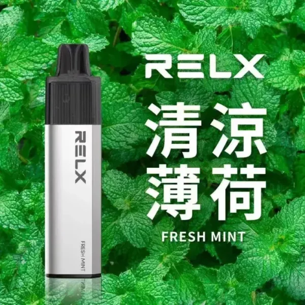 清凉薄荷-02.webp RELX 悅刻 GA 8000口 拋棄式電子煙 升級陶瓷芯/15ml容量/1100mAh/免充電設計