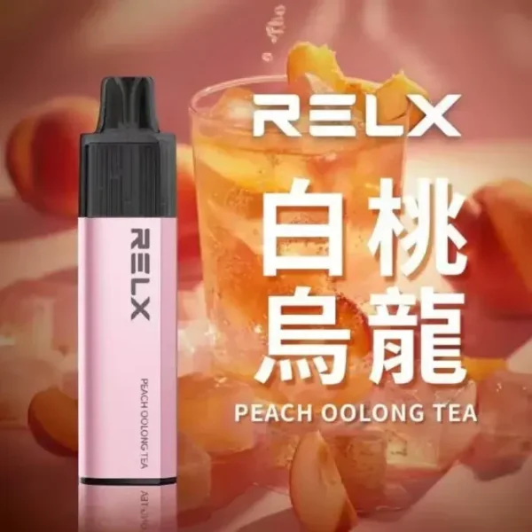 白桃乌龙-02.webp RELX 悅刻 GA 8000口 拋棄式電子煙 升級陶瓷芯/15ml容量/1100mAh/免充電設計